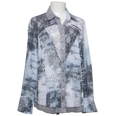 Blus (Blå, Svart, Vit, Grå) från Bonita Polyester