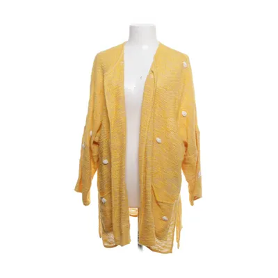 Cardigan (Yellow, White) from Annikki Karvinen