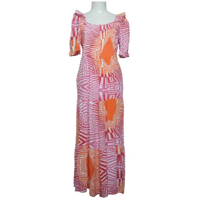 Jurk (Roze, Oranje, Wit) van Jones Viscose