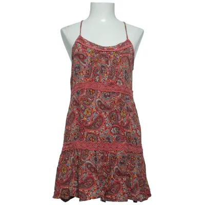 Dress (Red, Multicolored) from Hollister Viscose