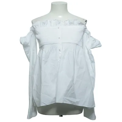 Blouse (Wit) van Victoria Beckham Katoen, Zijde