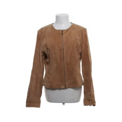 Læderjakke (Brun) fra Goldstein Læder, Polyester