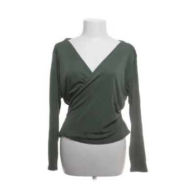 Slå om-cardigan (Grøn) fra Tone Barker Silk Silke