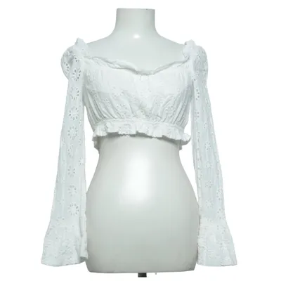 Crop top (White) from Milenalesecret x NA-KD Cotton