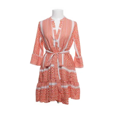 Klänning (Orange, Vit) från Pigalle Polyester