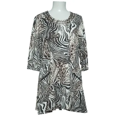 Tunic (Black, Beige, Brown) from Kanok Elastane, Viscose