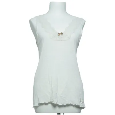 Tank­top (Weiß) von Odd Molly Baumwolle, Viskose