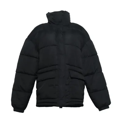 Winterjas (Zwart) van ADPT Gerecycled polyester