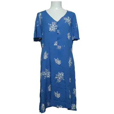 Dress (Blue, White) from Nutmeg Viscose