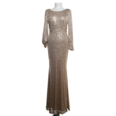 Aftenkjole (Beige, Guld) fra Miss Ord Bomuld, Polyester