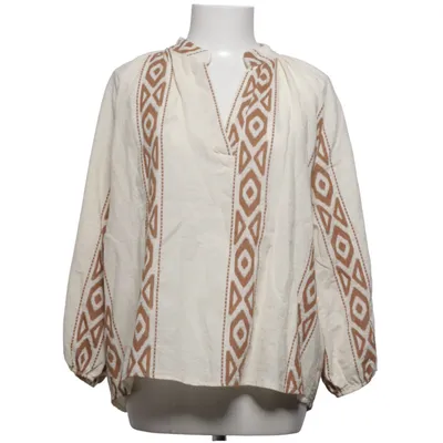 Blouse (Beige) from Bohemiana Acrylic, Cotton, Polyester