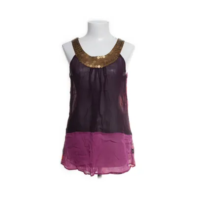 Halter neck top (Purple, Multicolored) from Didi Viscose, Polyester