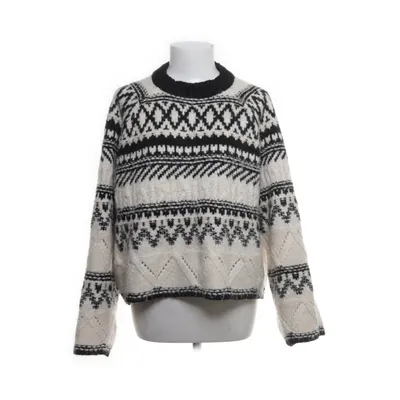 Tröja (Beige, Svart) från H&M Polyester, Akryl, Ull