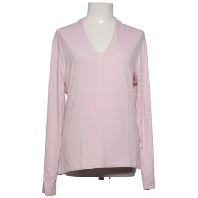 Lange mouwen shirt (Roze) van Oui Moments Elastaan, Viscose