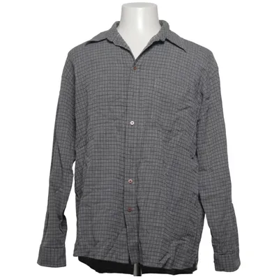 Shirt (Gray, White) from Le Frog Cotton, Polyester, Viscose