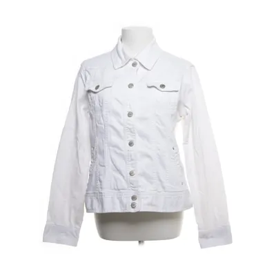 Denim jacket (White) from Woman by Tchibo Cotton, Elastane, Polyester