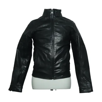 Läderjacka (Svart) från G-Star Raw Bomull, Skinn, Polyester