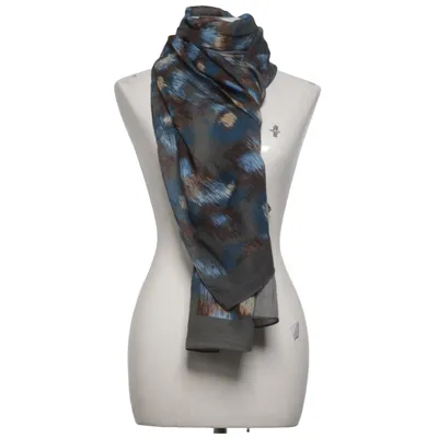 Shawl (Blue, Brown, Gray) from SAND Wool
