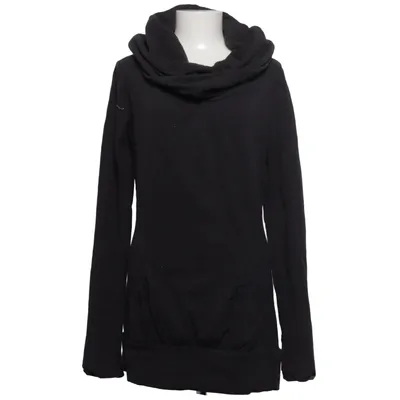 Jurk met col (Zwart) van Miss Sixty Collection Katoen, Elastaan