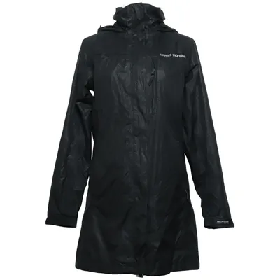 Raincoat (Black) from Helly Hansen Polyamide, Polyester, Polyurethane