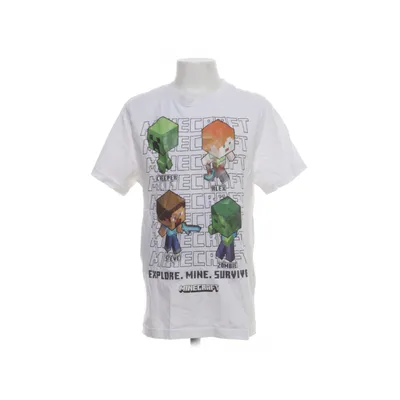 T-shirt (Vit, Flerfärgad) från Mojang Bomull