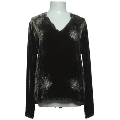 Top (Brown) from Temple Silk, Viscose