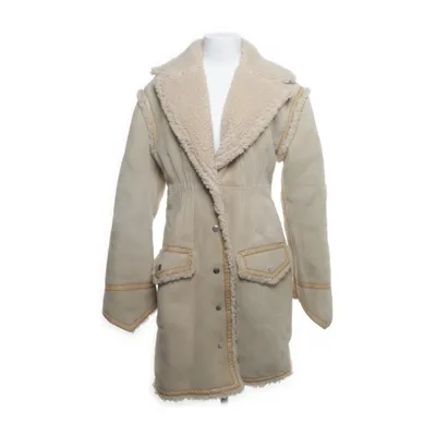Shearling jacket (Beige) from H&M Studio