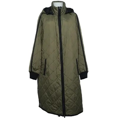 Winter coat (Green, Black) from Zizzi Polyester