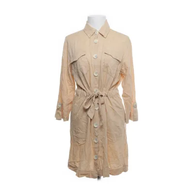 Skjortklänning (Brun, Beige) från Dilvin Basic Linne, Viskos