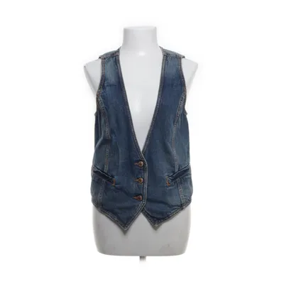 Spijker gilet (Blauw) van Drykorn for Beautiful People Katoen