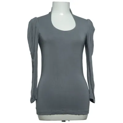 T-shirt à manches longues (Gris) de Nör Élasthane, Viscose