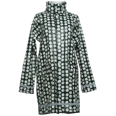 Manteau imperméable (Noir, Blanc) de Didriksons Polyester, Polyuréthane