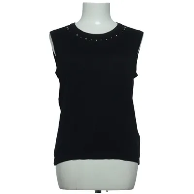 Slipover (Sort) fra Frank Walder Bomuld, Viscose