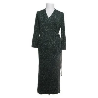 Omlottklänning (Grön, Beige) från Indiska Elastan, Viskos