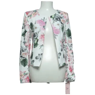 Blazer (Wit, Roze, Meerkleurig) van Moda Elastaan, Polyester