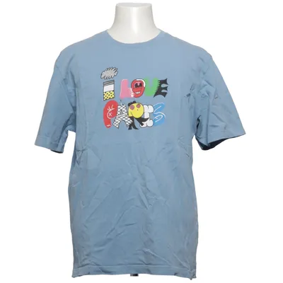 T-shirt (Blå, Flerfarvet) fra Carne Bollente Økologisk bomuld