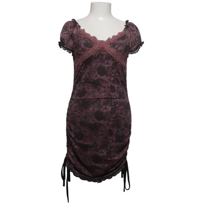 Klänning (Lila, Svart) från Romwe Elastan, Polyester