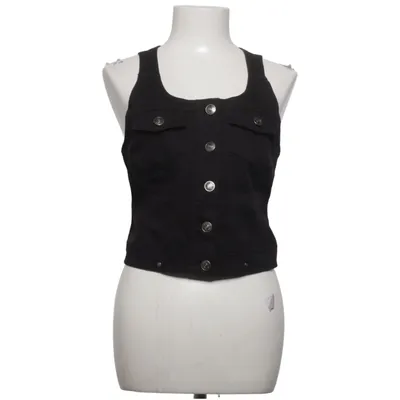 Denim vest (Black) from Alice Bizous Cotton, Elastane