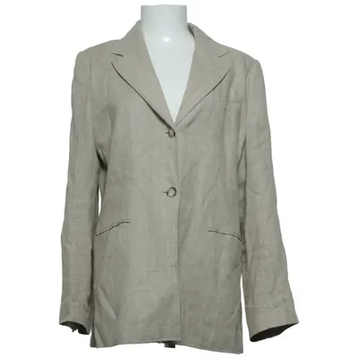 Blazer (Beige) from Woman Collection Acetate, Linen