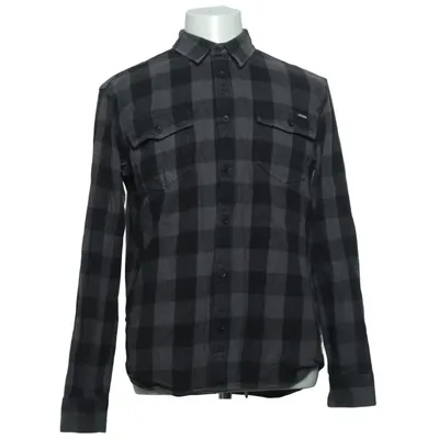 Flannel shirt (Black, Gray) from DePalma Workwear Cotton