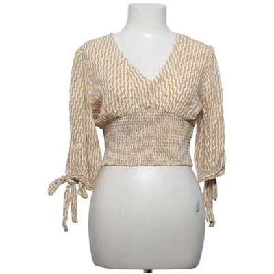 Topp (Beige, Vit) från Cropp Viskos