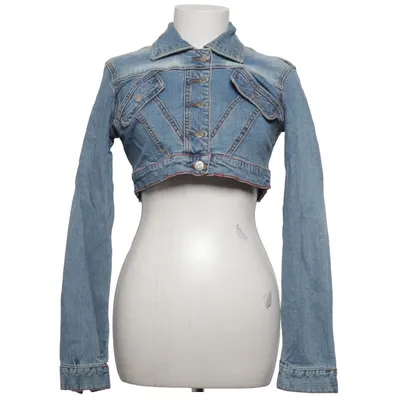 Denimjakke (Blå) fra Younique Bomuld, Elastan