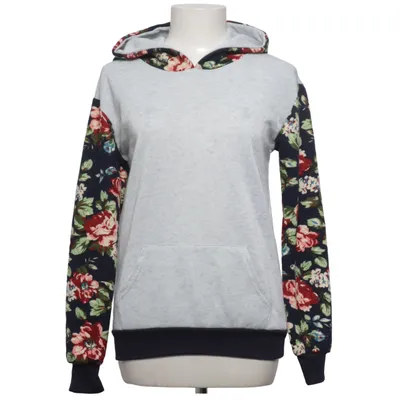 Capuchon sweater (Grijs, Zwart, Meerkleurig) van Moking Top