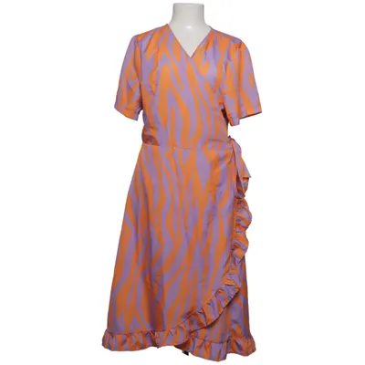 Omlottklänning (Orange, Lila) Polyester