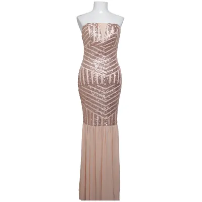 Aftonklänning (Beige, Silverfärgad) från NLY Eve Polyester