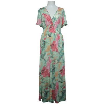 Långklänning (Grön, Rosa, Flerfärgad) från Elissa Polyester