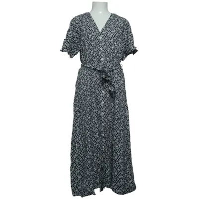 Robe chemise (Noir, Blanc) de Trenery Lin, Viscose