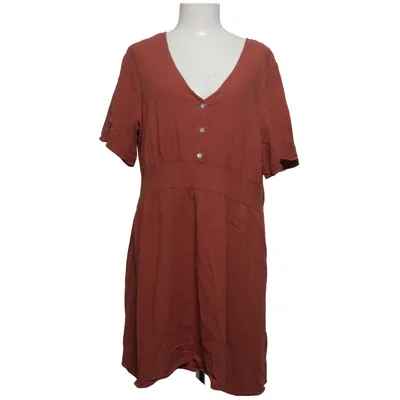 Dress (Brown) from Vero Moda Linen, Viscose