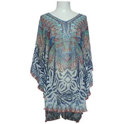 Kaftan (Blå, Flerfärgad) från Frime