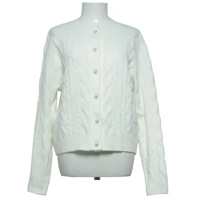 Cardigan (White) from H&M Acrylic, Elastane, Polyester, Wool
